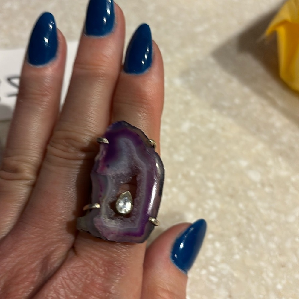 Amethyst ring size 7.5